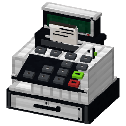 Cash Register — a Minecraft Model made with resourcepack.ai