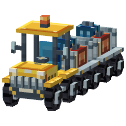 Airport Luggage Train — a Minecraft Model made with resourcepack.ai
