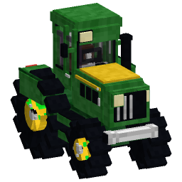 Farm Tractor — a Minecraft Model made with resourcepack.ai