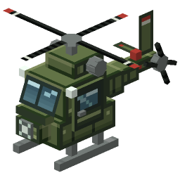 Utility Helicopter — a Minecraft Model made with resourcepack.ai