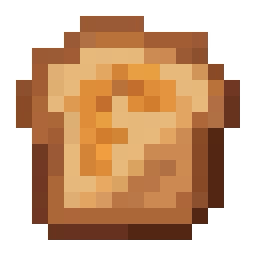 Toast Slice — a food Minecraft Icon made with resourcepack.ai