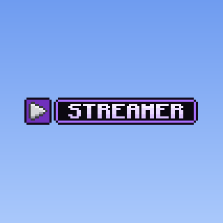 Streamer Rank Tag — a animated Minecraft Rank tag made with resourcepack.ai
