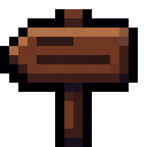 Wooden Signpost — a Minecraft Item (2D) made with resourcepack.ai