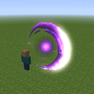 Void Slash — a Minecraft VFX made with resourcepack.ai
