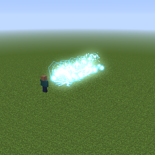 Ice Burst — a spell Minecraft VFX made with resourcepack.ai