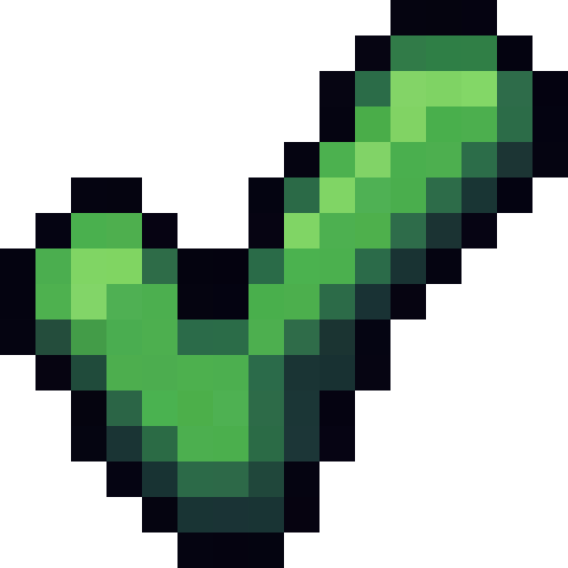 Green Checkmark — a Minecraft Icon made with resourcepack.ai
