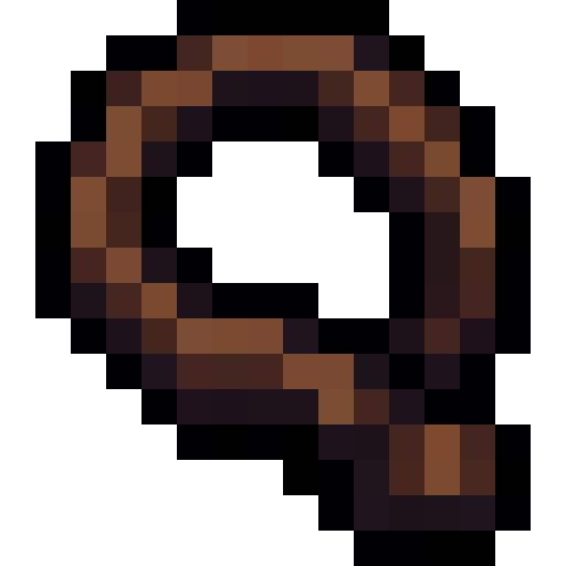 Lead Rope — a rope Minecraft Item (2D) made with resourcepack.ai