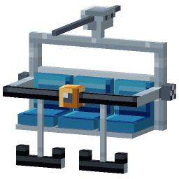 Ski Lift Chair — a Minecraft Model made with resourcepack.ai