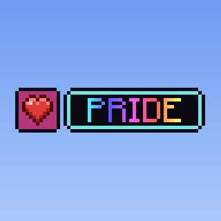Pride Rank Tag — a animated Minecraft Rank tag made with resourcepack.ai