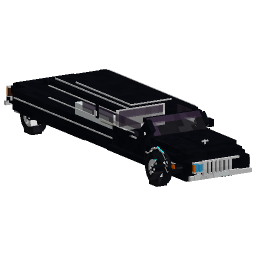 Black Stretch Limousine — a Minecraft Model made with resourcepack.ai