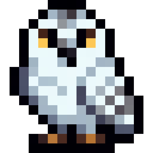 Hedwig Snowy Owl — a Minecraft Item (2D) made with resourcepack.ai
