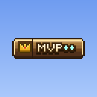 MVP++ Rank Tag (Donor Set) — a animated Minecraft Rank tag made with resourcepack.ai