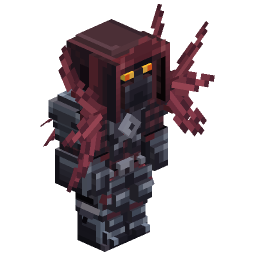 Crimson Dusk Reaper — a Minecraft Armor (3D) made with resourcepack.ai