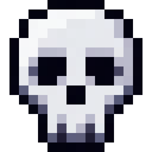 White Skull — a Minecraft Icon made with resourcepack.ai