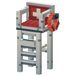 Lifeguard Chair — a Minecraft Model made with resourcepack.ai