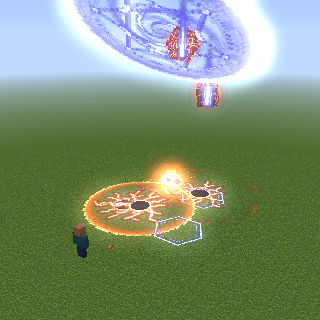 Starfall Spell Effect — a Minecraft VFX made with resourcepack.ai