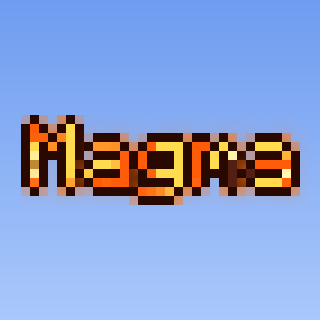 Magma Text Effect — a Minecraft Text Effect made with resourcepack.ai