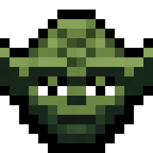 Yoda Head — a Minecraft Item (2D) made with resourcepack.ai