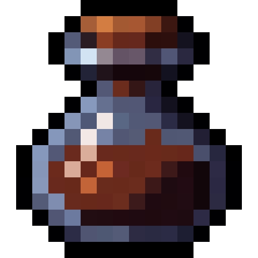 Experience Bottle — a Minecraft Item (2D) made with resourcepack.ai