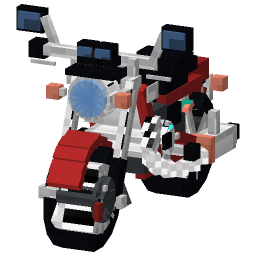 Motorbike Display Model — a modern Minecraft Model made with resourcepack.ai