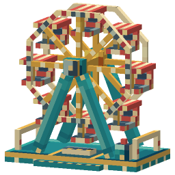 Carnival Ferris Wheel — a Minecraft Model made with resourcepack.ai