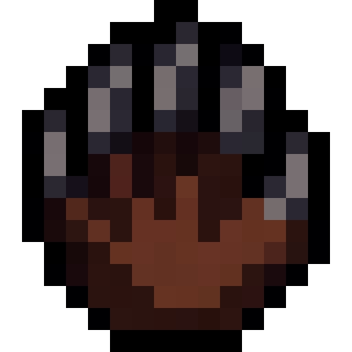 Werewolf Claw — a Minecraft Item (2D) made with resourcepack.ai