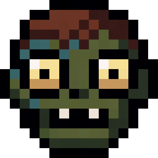 Zombie Face — a Minecraft Icon made with resourcepack.ai