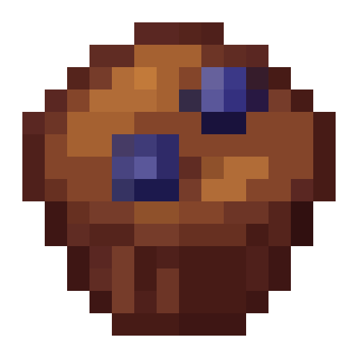 Blueberry Muffin — a Minecraft Icon made with resourcepack.ai