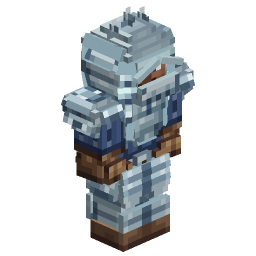 Blue Gambeson Knight — a Minecraft Armor (3D) made with resourcepack.ai