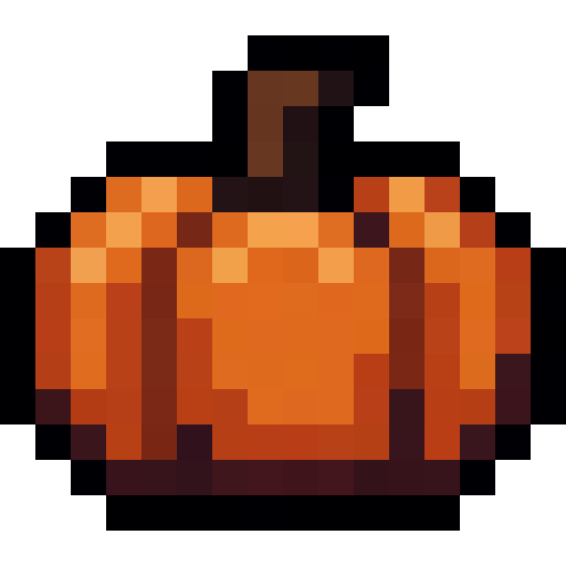 Pumpkin — a Minecraft Item (2D) made with resourcepack.ai