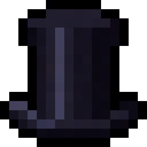 Top Hat — a hat Minecraft Item (2D) made with resourcepack.ai