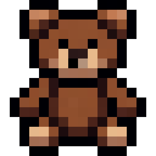 Teddy Bear — a Minecraft Item (2D) made with resourcepack.ai