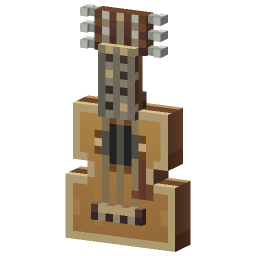 Blocky Guitar — a Minecraft Model made with resourcepack.ai