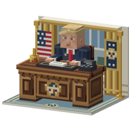 Donald Trump At Desk — a Minecraft Model made with resourcepack.ai