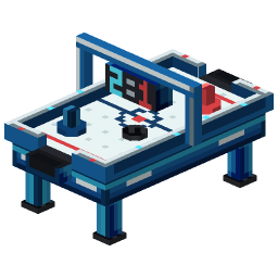 Arcade Air Hockey Table — a Minecraft Model made with resourcepack.ai