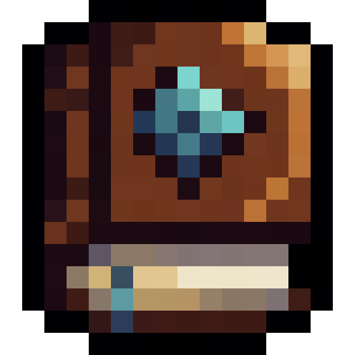 Spell Book — a Minecraft Item (2D) made with resourcepack.ai