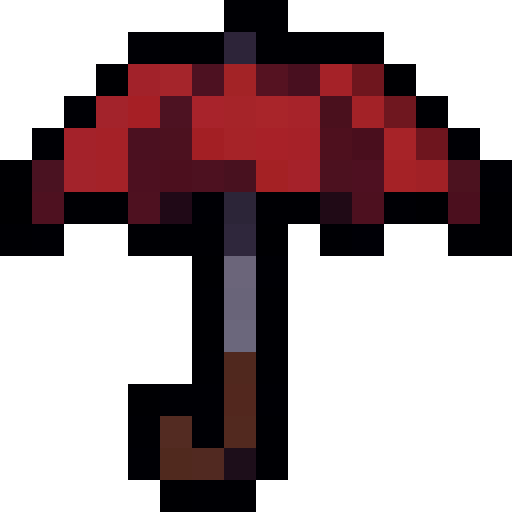 Red Umbrella — a Minecraft Item (2D) made with resourcepack.ai