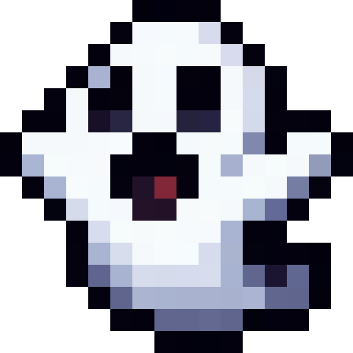 Open Mouth Ghost — a ghost Minecraft Item (2D) made with resourcepack.ai