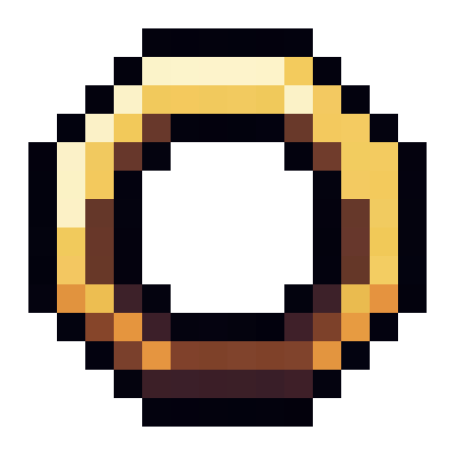 Gold Ring — a Minecraft Item (2D) made with resourcepack.ai