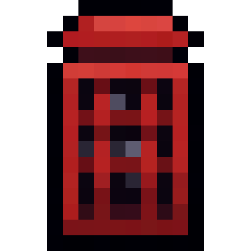 Red Telephone Box — a Minecraft Item (2D) made with resourcepack.ai