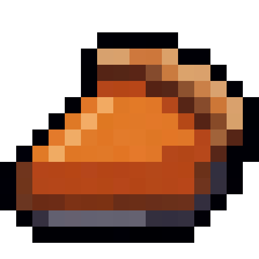 Pumpkin Pie — a Minecraft Item (2D) made with resourcepack.ai