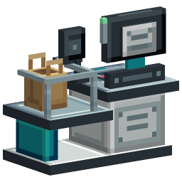 Self Checkout Kiosk — a Minecraft Model made with resourcepack.ai