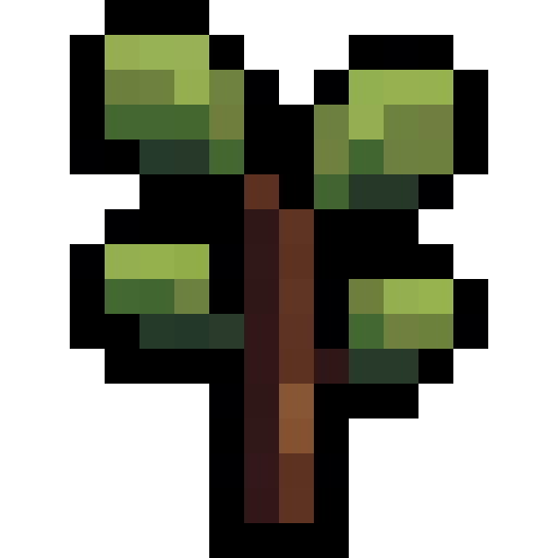 Oak Sapling — a Minecraft Item (2D) made with resourcepack.ai