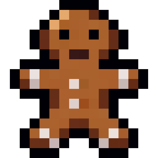 Gingerbread Man — a Minecraft Item (2D) made with resourcepack.ai