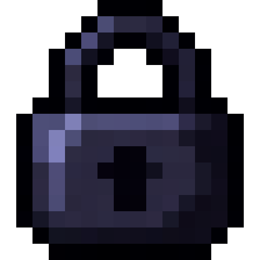Closed Lock — a Minecraft Icon made with resourcepack.ai