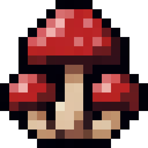 Mushroom Cluster — a Minecraft Item (2D) made with resourcepack.ai