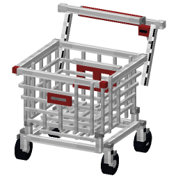 Shopping Cart — a Minecraft Model made with resourcepack.ai