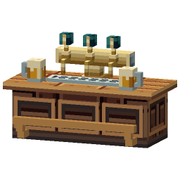 Beer Bar Counter — a Minecraft Model made with resourcepack.ai