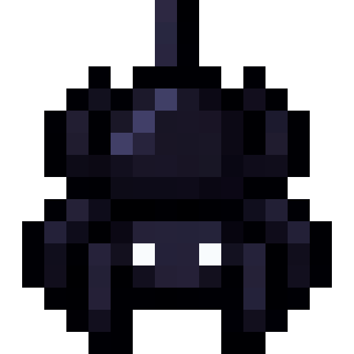 Hanging Spider — a Minecraft Item (2D) made with resourcepack.ai